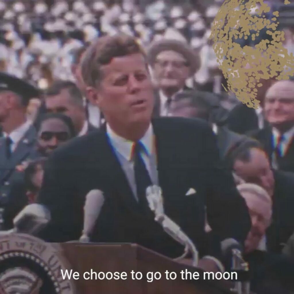 President John F. Kennedy moonshot speech