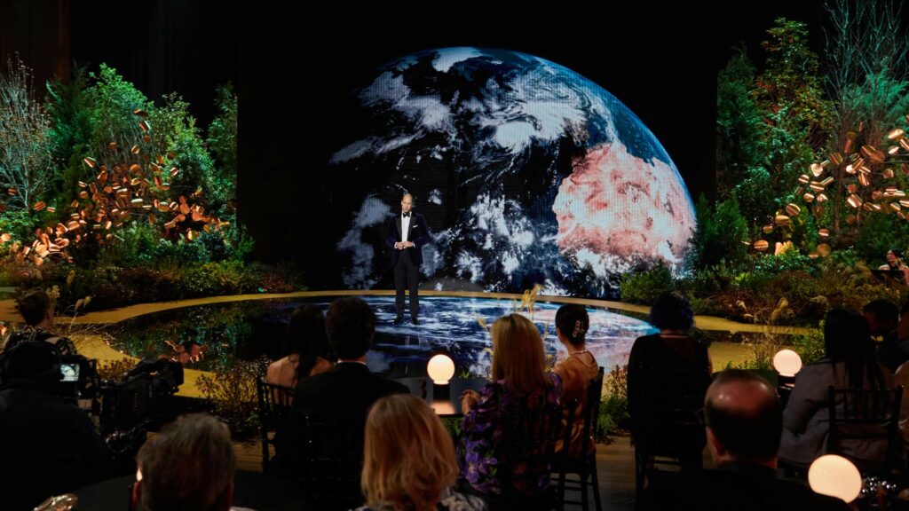 Prince William on stage Boston 2022