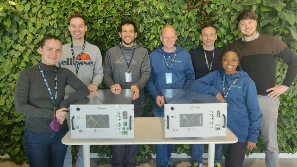 Enapter team with Liquid-cooled AEM Electrolysers