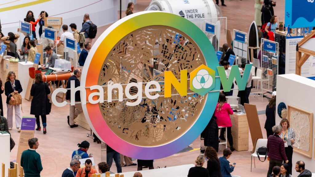 ChangeNOW 2025 signage at Paris expo