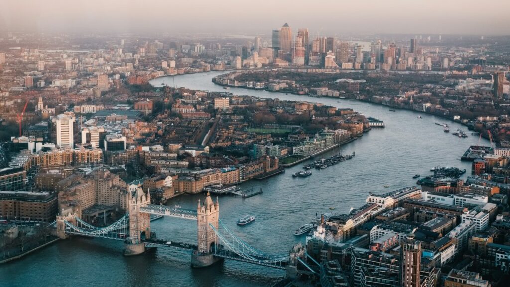 A view of River Thames, London