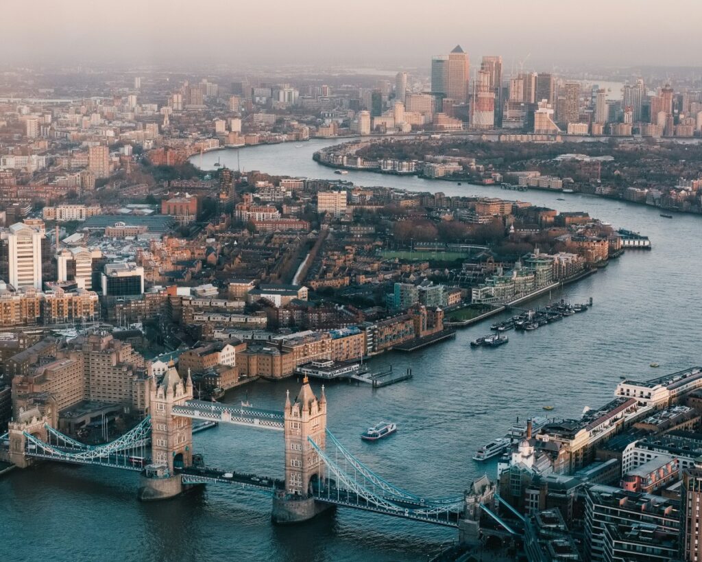 A view of River Thames, London