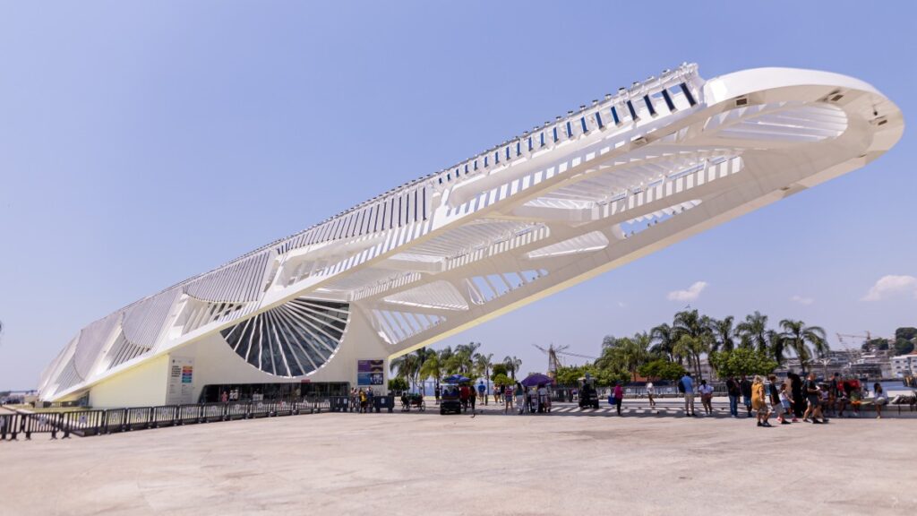 Entrance to Museum of Tomorrow, Rio de Janeiro. Leandro Ferreira