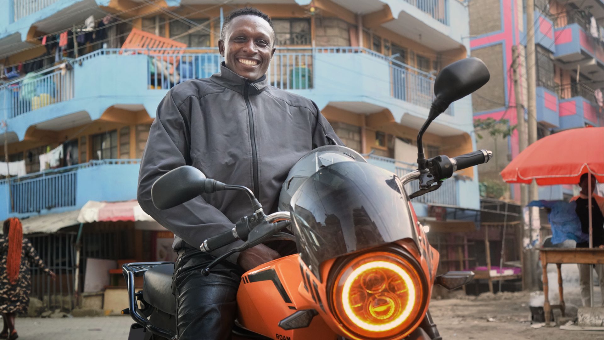 Roam electric motorcycle