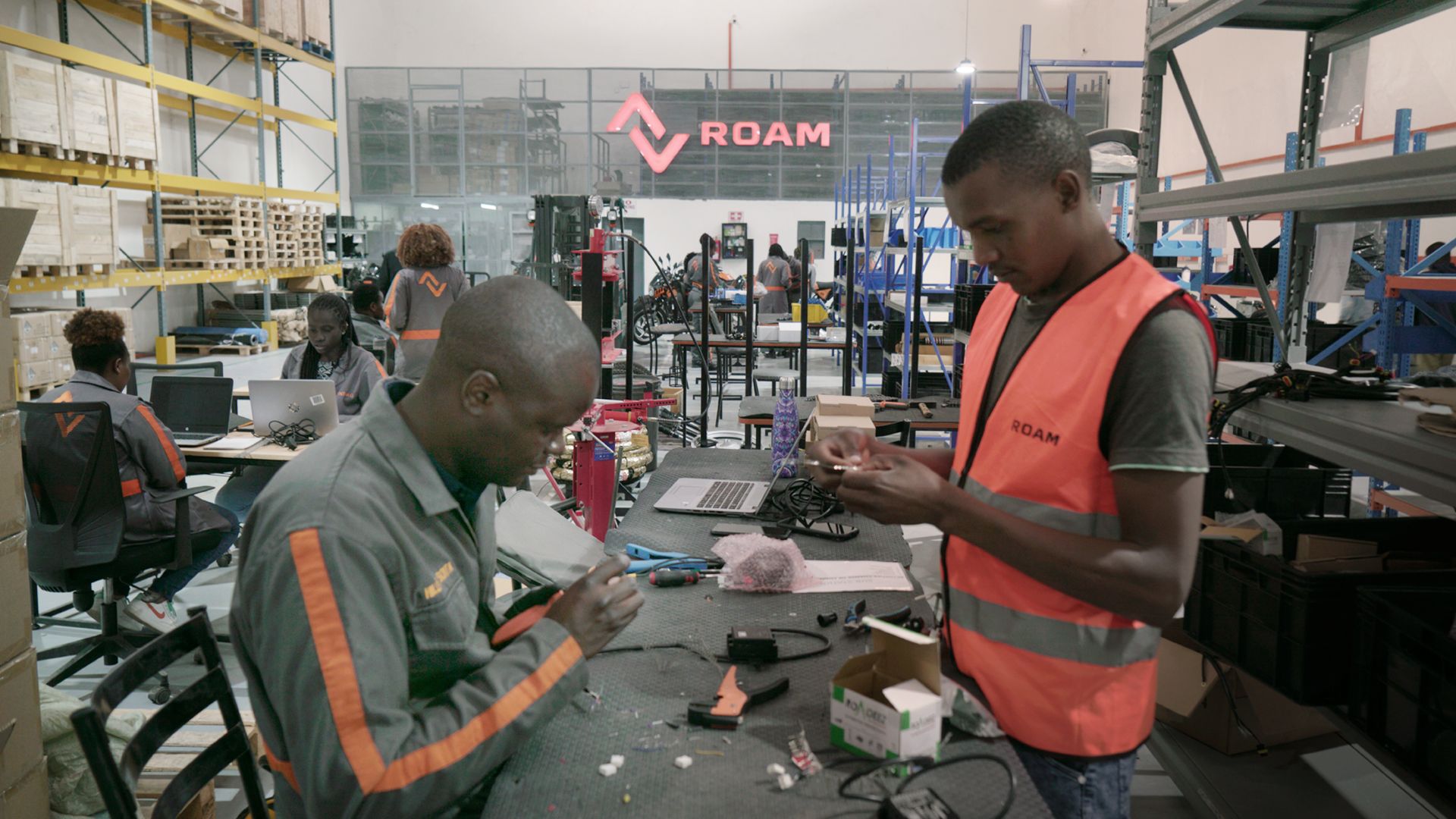 Roam electric motorbike factory