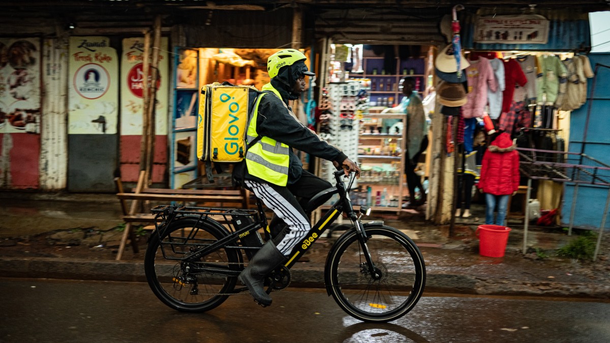 eBee electric bike courier