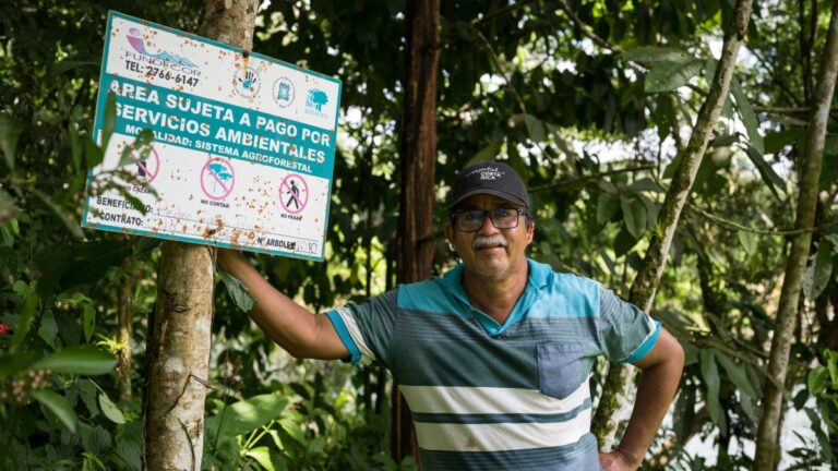 Costa Rica 2021 Winner man with sign