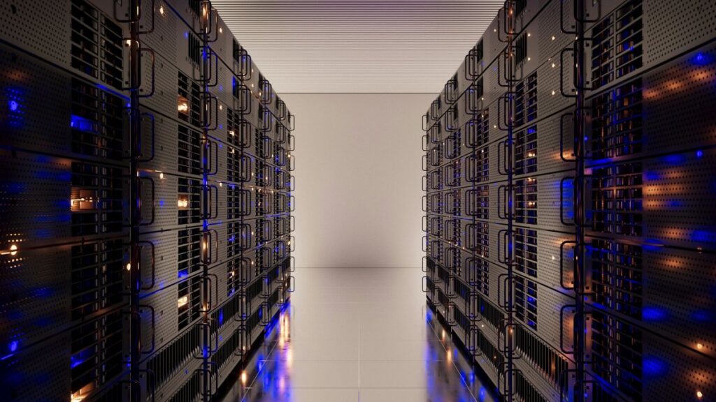 Inside a data centre