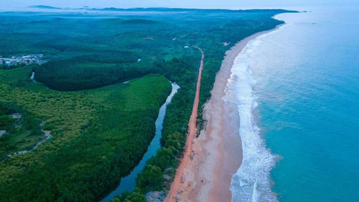 Coastline of Ghana